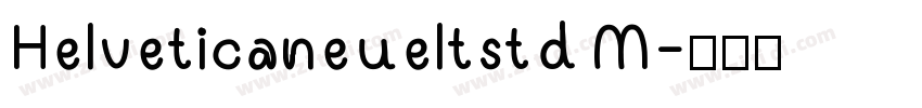 Helveticaneueltstd M字体转换